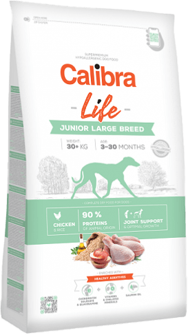 Krmivo Calibra Dog Life Junior Large Breed Chicken 12 kg