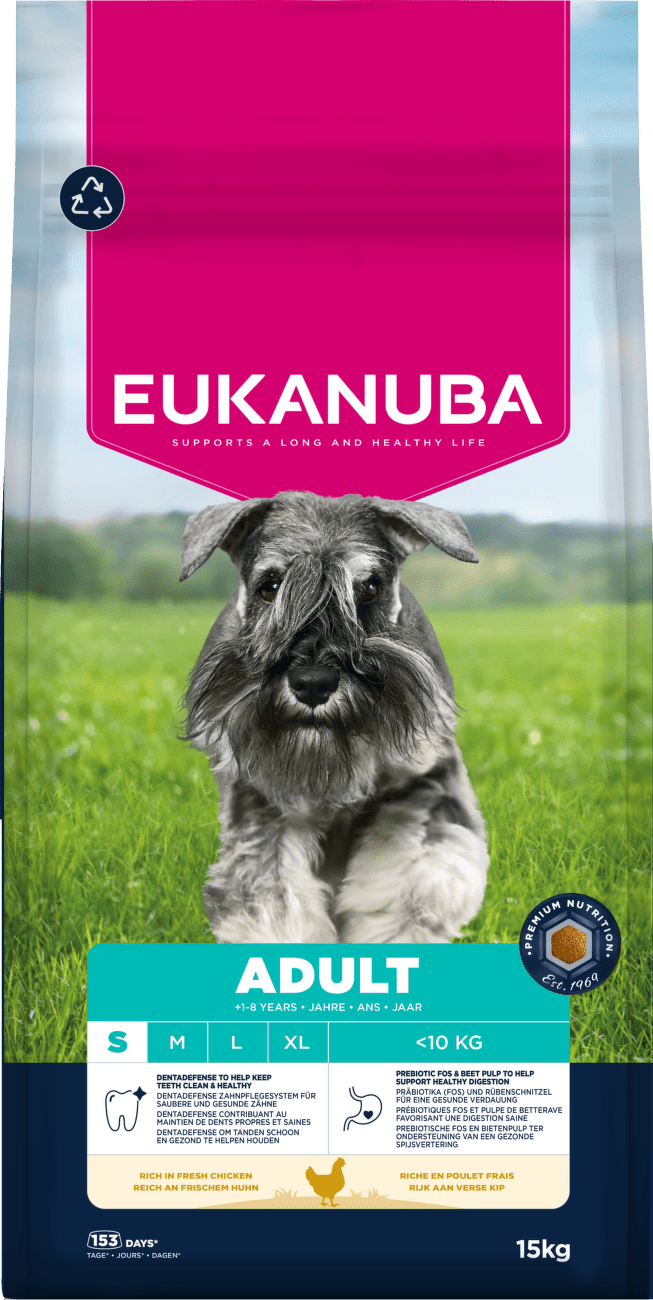 Krmivo Eukanuba Adult Small s kuřecím 15kg
