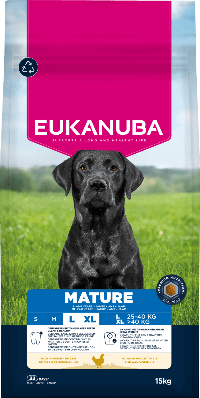 Krmivo Eukanuba Mature Large kuřecí 15kg