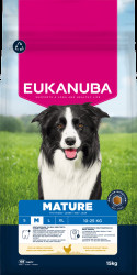 Krmivo Eukanuba Mature Medium s kuřecím 15kg