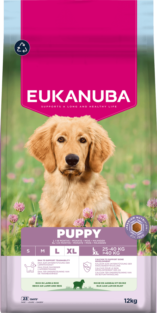 Krmivo Eukanuba Puppy Large jehněčí 12kg