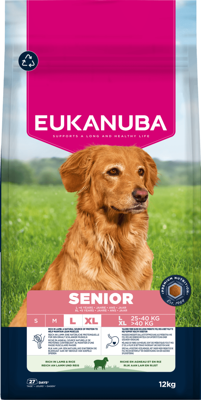 Krmivo Eukanuba Senior Large jehně 12kg
