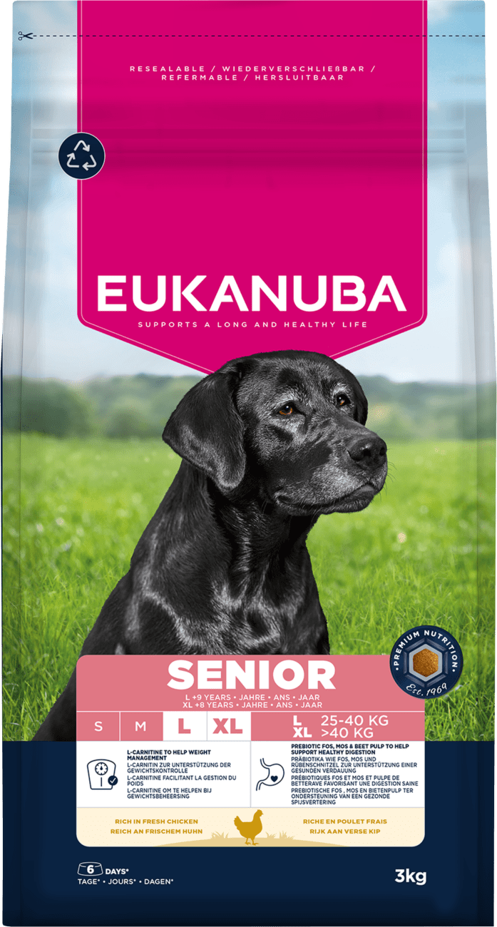 Krmivo Eukanuba Senior Large kuře 3kg