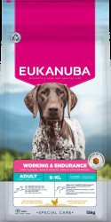 Krmivo Eukanuba Special Care Adult Working a Endurance 15 kg