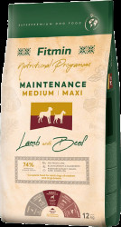 Krmivo Fitmin Adult Medium Maxi Maintenance Lamb with Beef 12kg