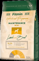 Krmivo Fitmin Adult Mini Maintenance Lamb with Beef 2,5 kg