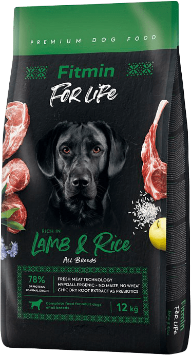Krmivo Fitmin For Life Adult Lamb & Rice 12 kg