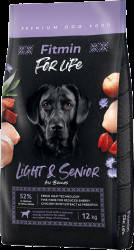 Krmivo Fitmin For Life Light & Senior pro psy 12 kg