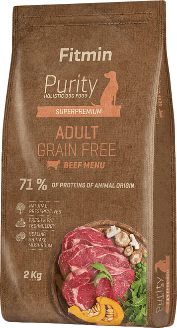 Krmivo Fitmin Purity Adult Beef Grain Free 2 kg
