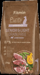 Krmivo Fitmin Purity Senior & Light Grain Free Lamb 2kg