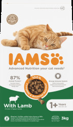 Krmivo IAMS Cat Adult Lamb 3 kg
