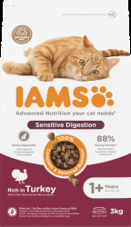 Krmivo IAMS Cat Adult Turkey 3 kg