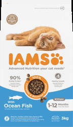 Krmivo IAMS Cat Kitten Ocean fish 3 kg
