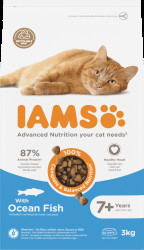 Krmivo IAMS Cat Senior Ocean Fish 3 kg