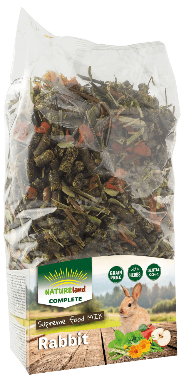 Krmivo Nature Land Complete směs pro zakrslé králíky 1,4kg