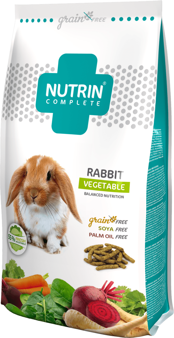 Krmivo Nutrin complete Grain Free se zeleninou pro králíky 1,5kg