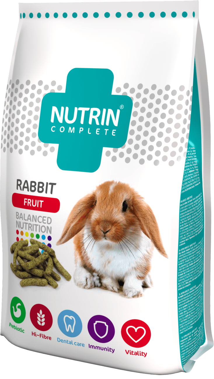 Krmivo Nutrin complete s ovocem pro králíky 400g
