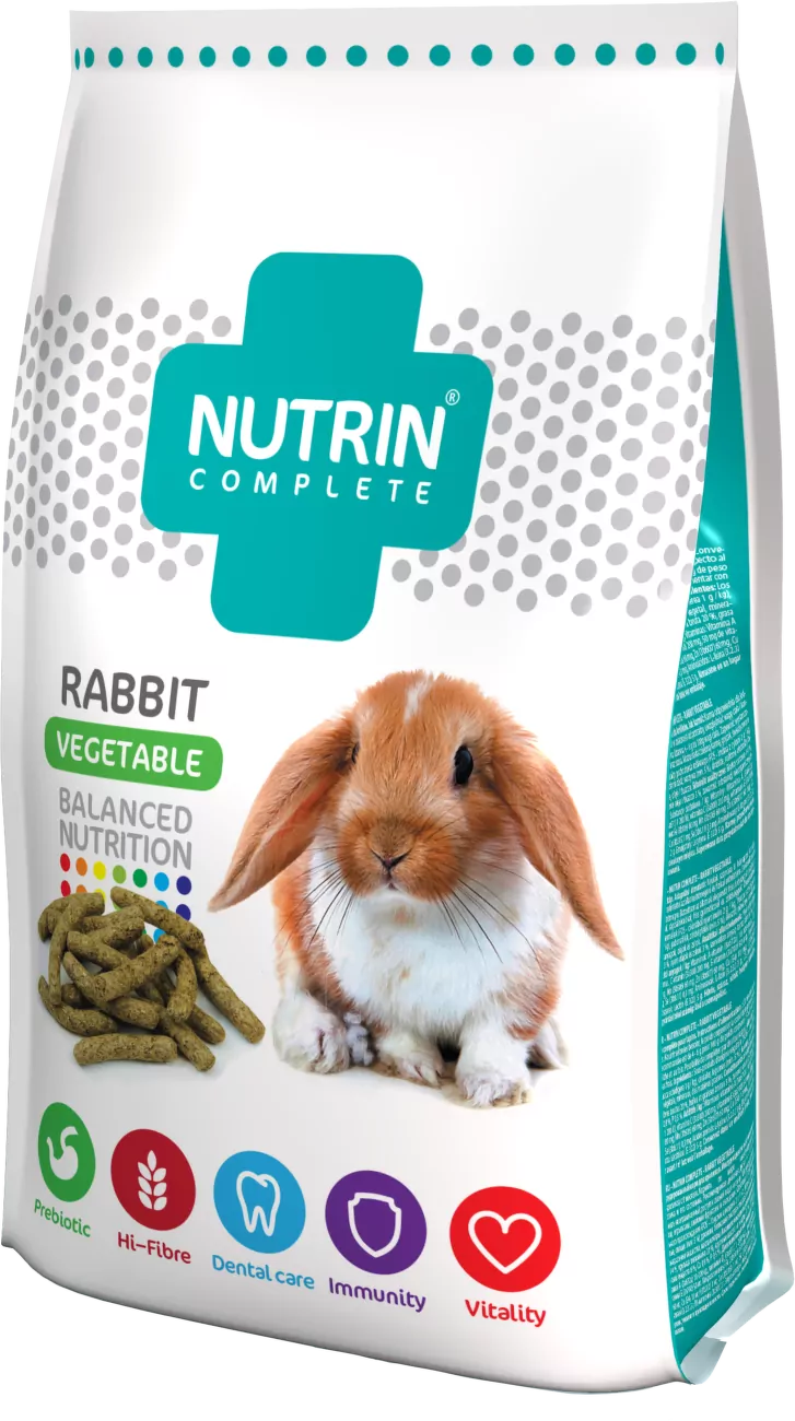 Krmivo Nutrin complete se zeleninou pro králíky 400g