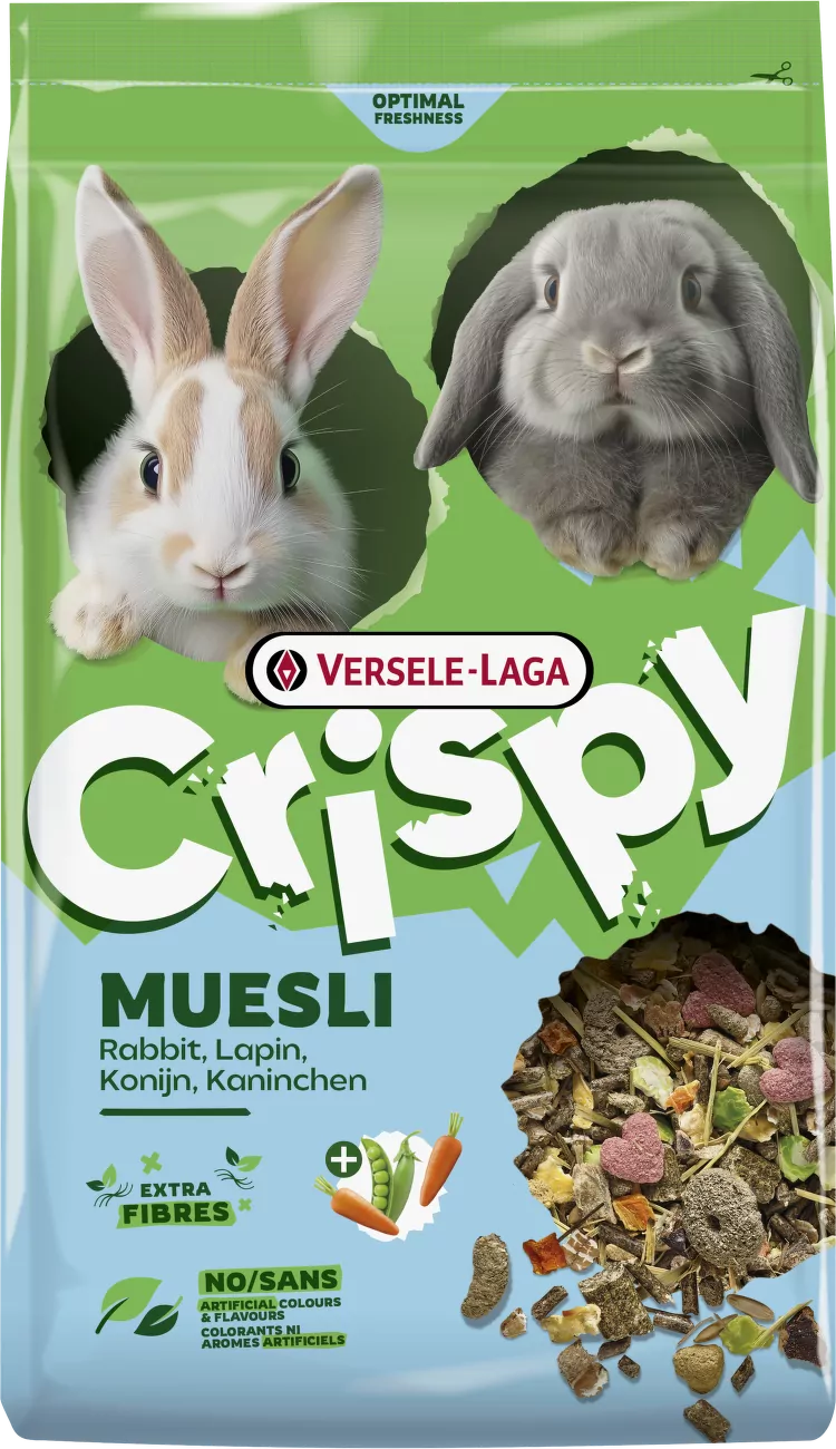 Krmivo Versele-Laga Crispy Muesli Rabbits pro králíky 2,5 kg