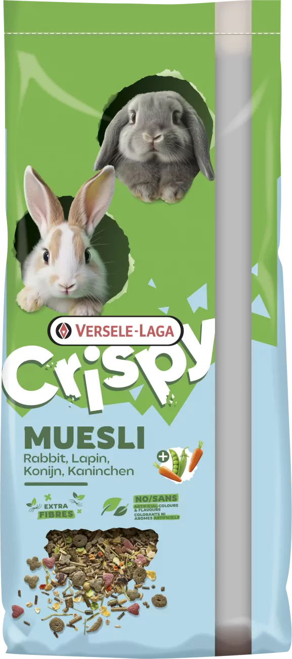 Krmivo Versele-Laga Crispy Muesli Rabbits pro králíky 20 kg