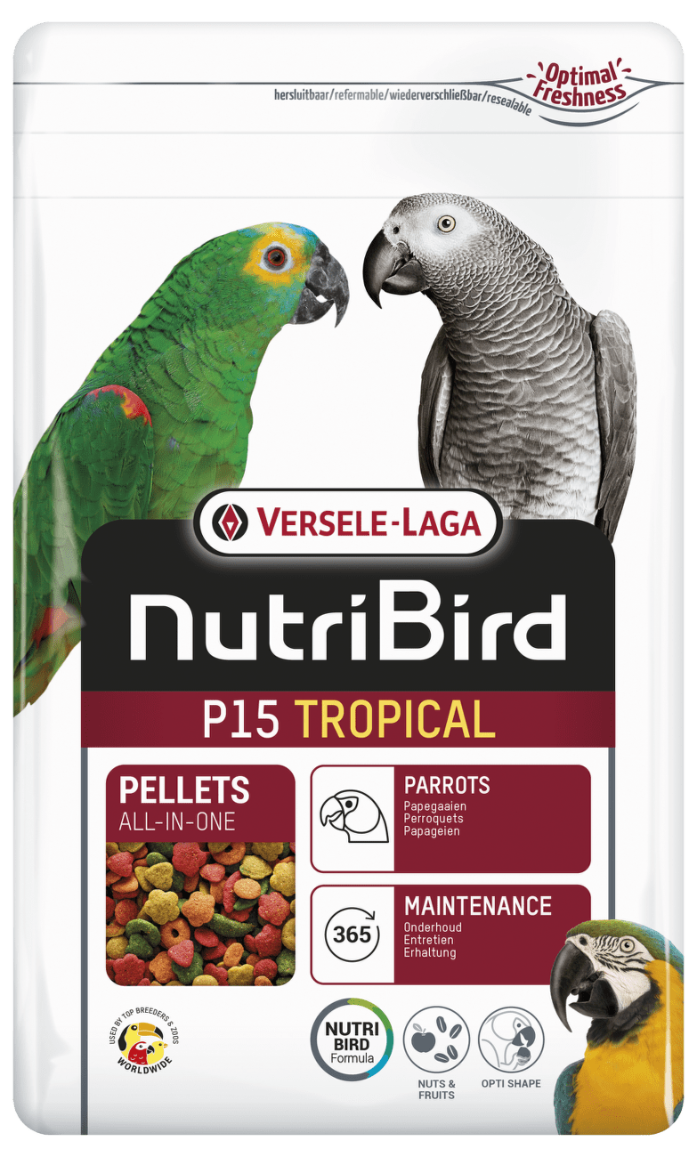 Krmivo Versele-Laga Nutri Bird P15 Tropical pro velké papoušky 1kg