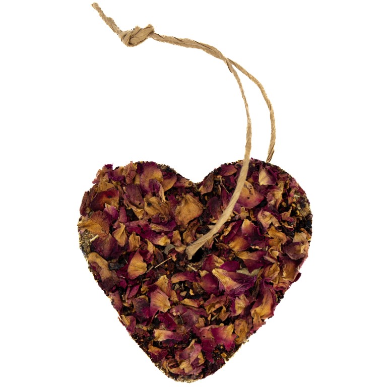 LIMARA Bezobilné bylinkové srdce Herbs Crunch - šípek, růže, ibišek 80 g