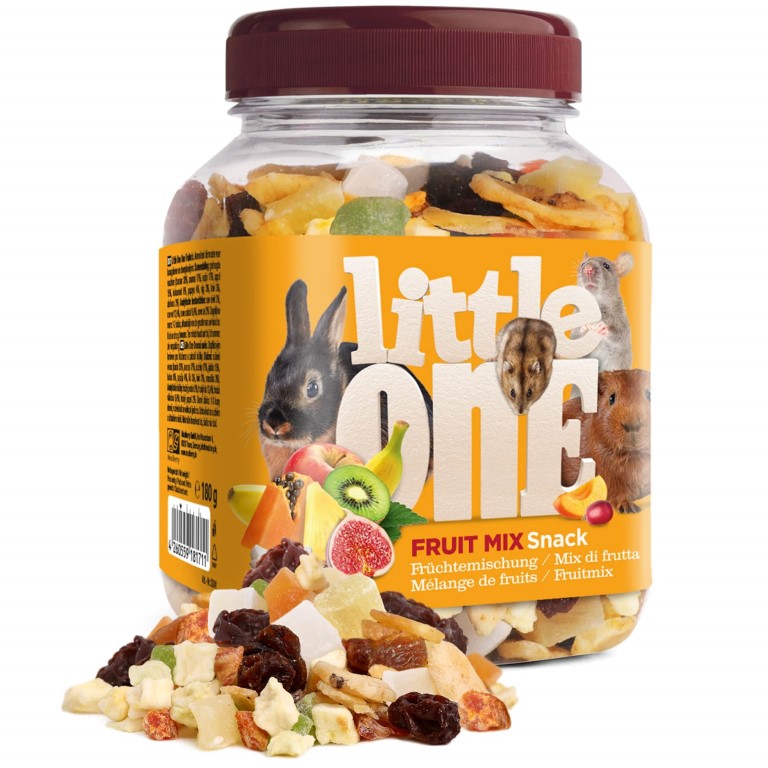Little One ovocný mix pamlsky pro hlodavce 180g
