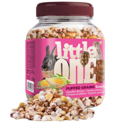Little One pufované cereálie pamlsky pro hlodavce 70g