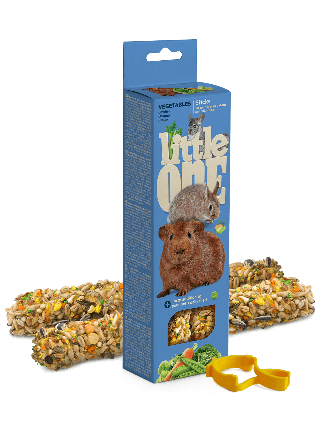 Little One tyčinky pro morčata, králíky a činčily se zeleninami 2 x 60 g