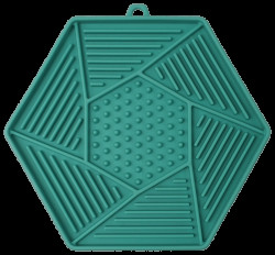 Lízací podložka Epic Pet Lick&Snack hexagon světle zelený