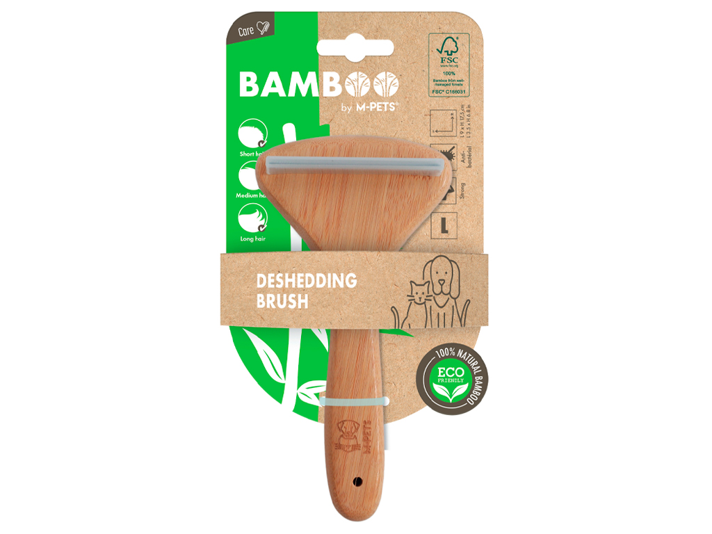 M-Pets Bamboo hřeben na vyčesávání  L