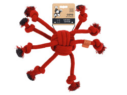 M-Pets Coto bavlněná hračka – pavouk červený 38 cm