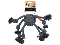 M-Pets Coto bavlněná hračka – pavouk šedý 38 cm