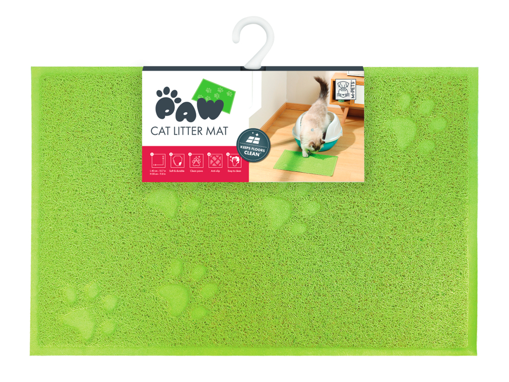 M-Pets podložka k WC zelená 30x40 cm
