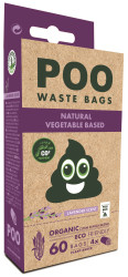 M-Pets Poo sáčky na trus, levandule 60ks