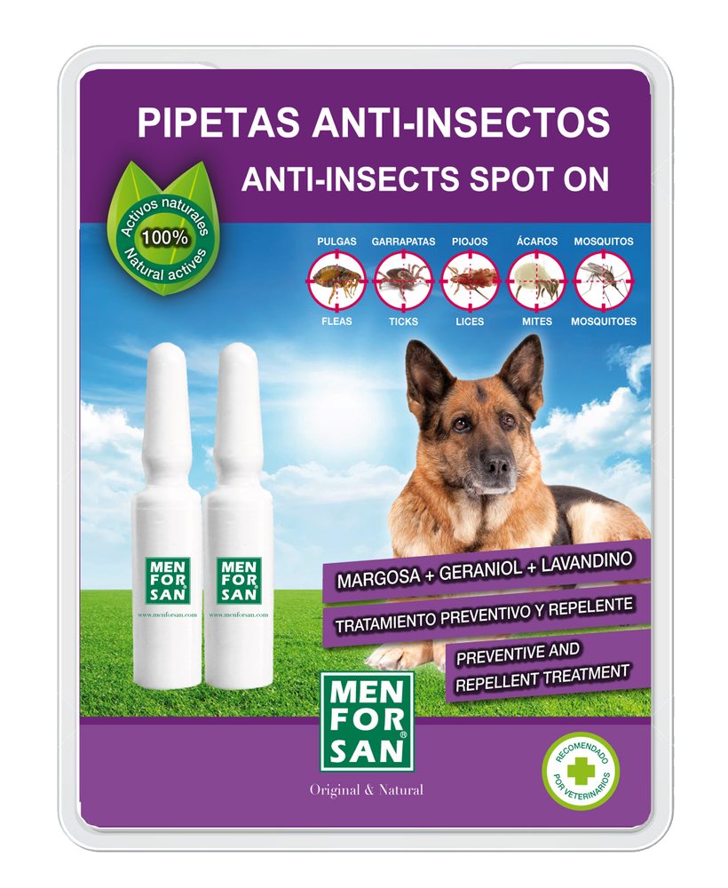 Menforsan antiparazitní pipety pro psa, 2ks | P6645