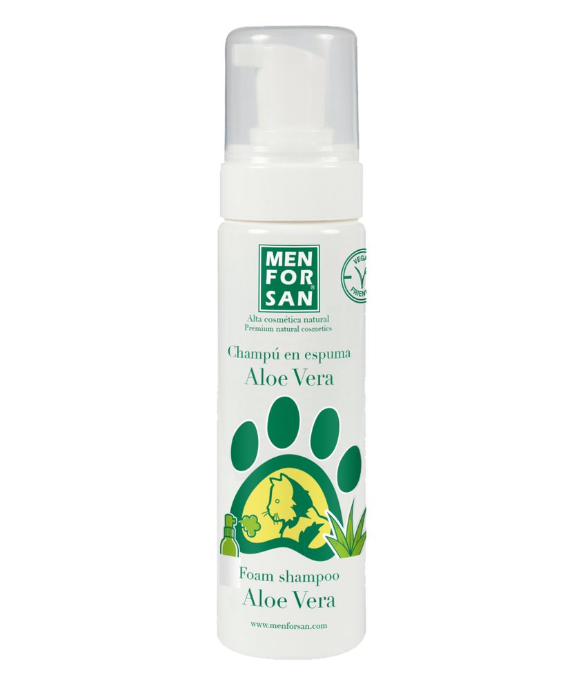 Menforsan pěnový šampon s Aloe Vera pro kočky, 200 ml | P53747