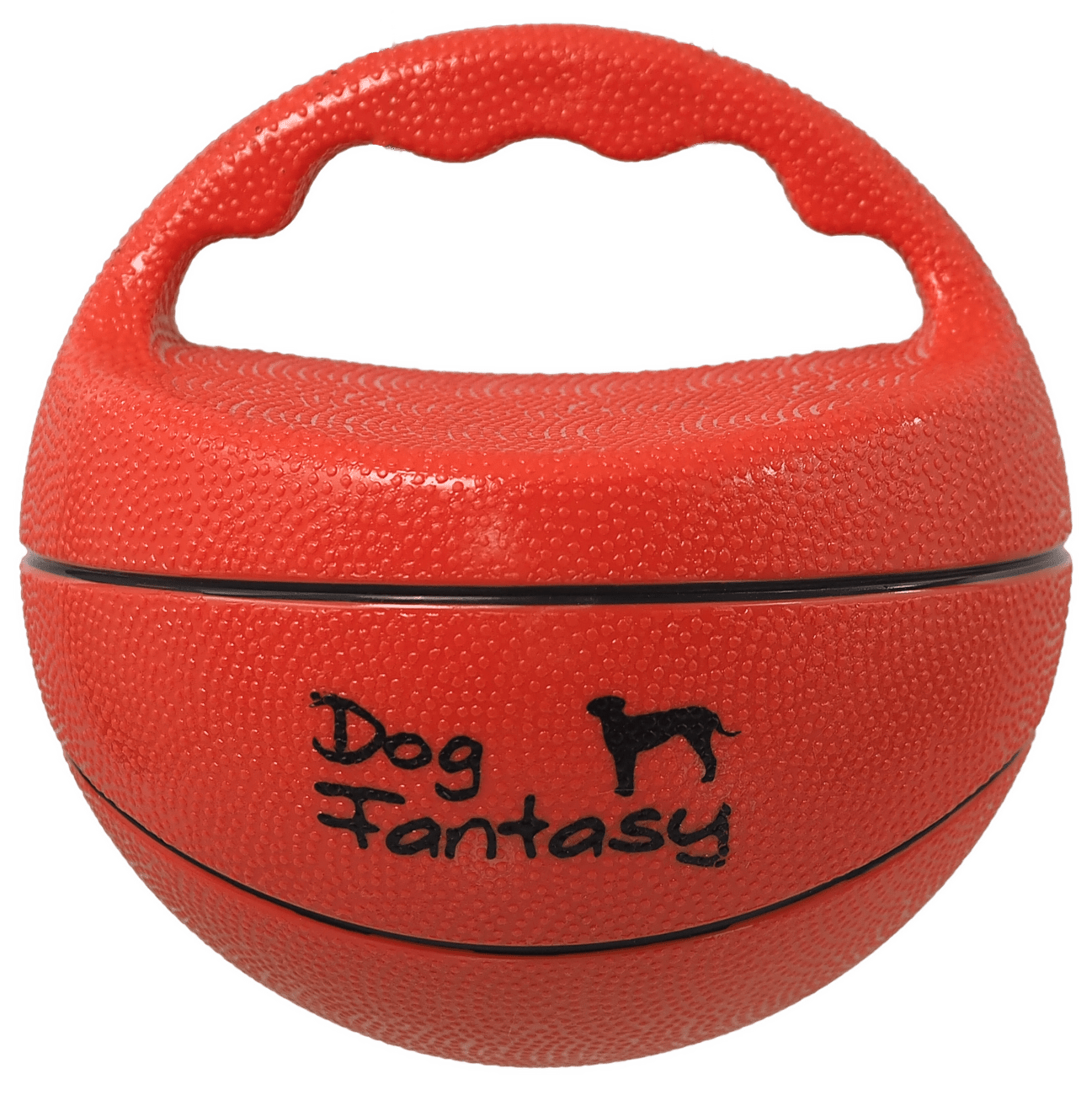 Míč Dog Fantasy pískací s rukojetí 15cm