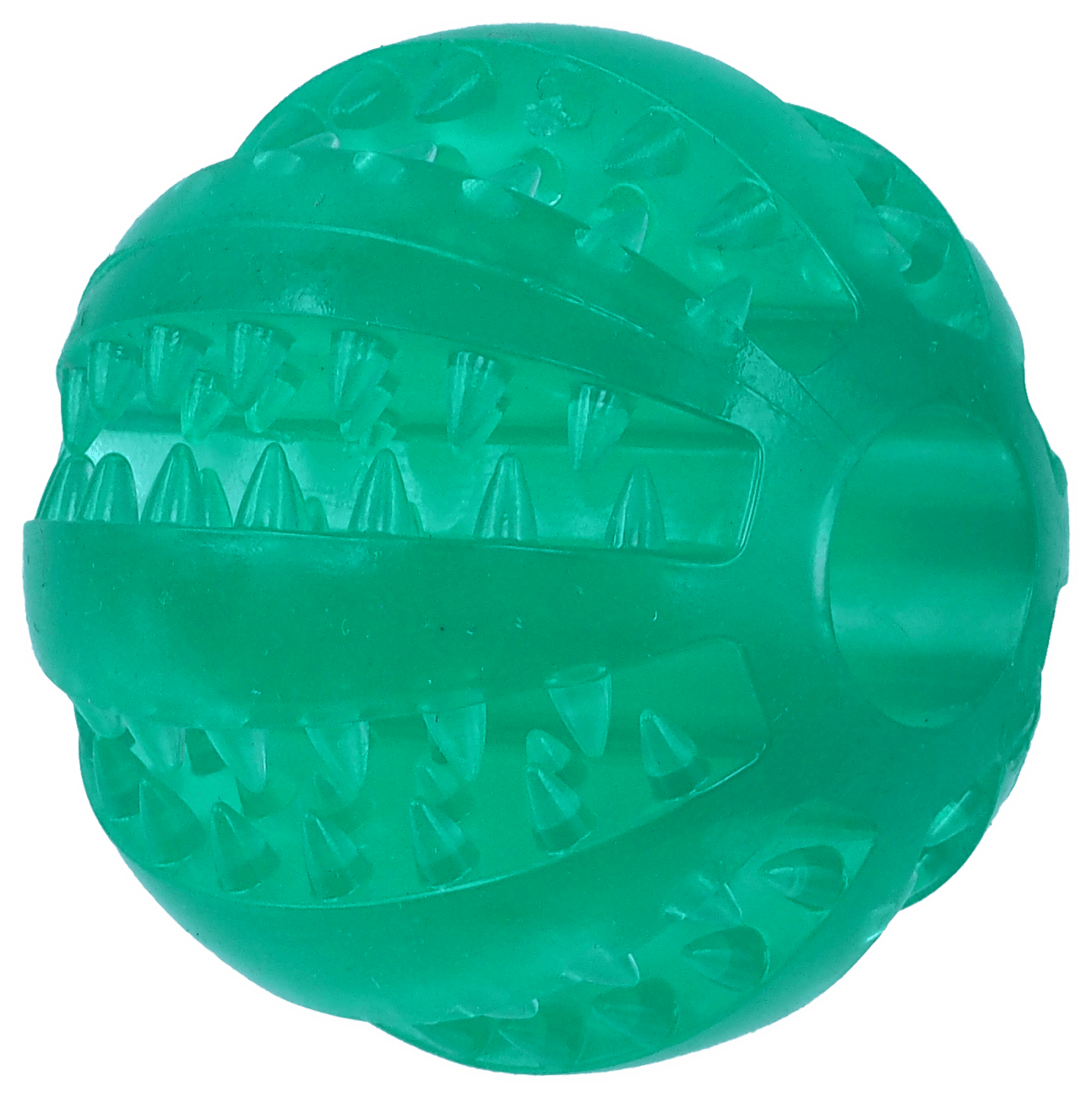 Míček Dog Fantasy Dental Mint zelený 6cm