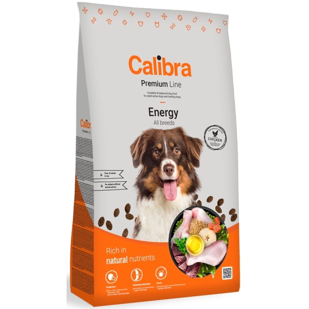 Minimální trvanlivost do 26.8. 2026: Calibra Dog Premium Line Energy 3 kg | P59624