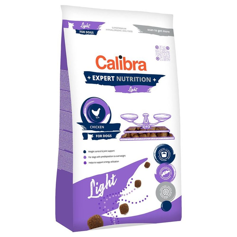 Minimální trvanlivost do 5.7. 2026: Calibra Dog Expert Nutrition Light 2 kg | P59655