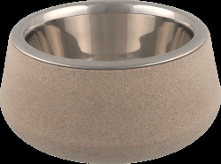 Miska Dog Fantasy nerez EcoStyle béžová 17cm 850ml