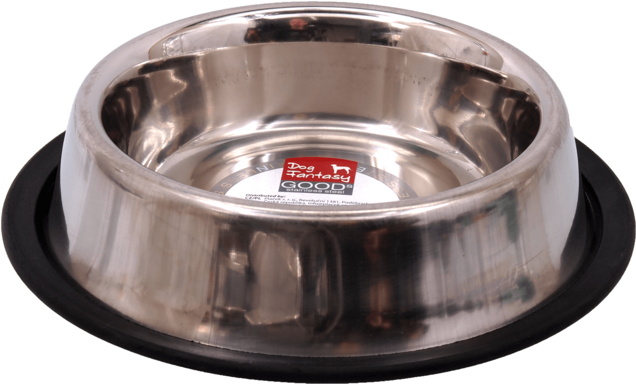 Miska Dog Fantasy nerez s gumou 0,49l