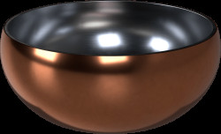 Miska Dog Fantasy s dvojitou stěnou rosegold 12cm 376ml