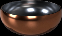 Miska Dog Fantasy s dvojitou stěnou rosegold 18cm 1200ml