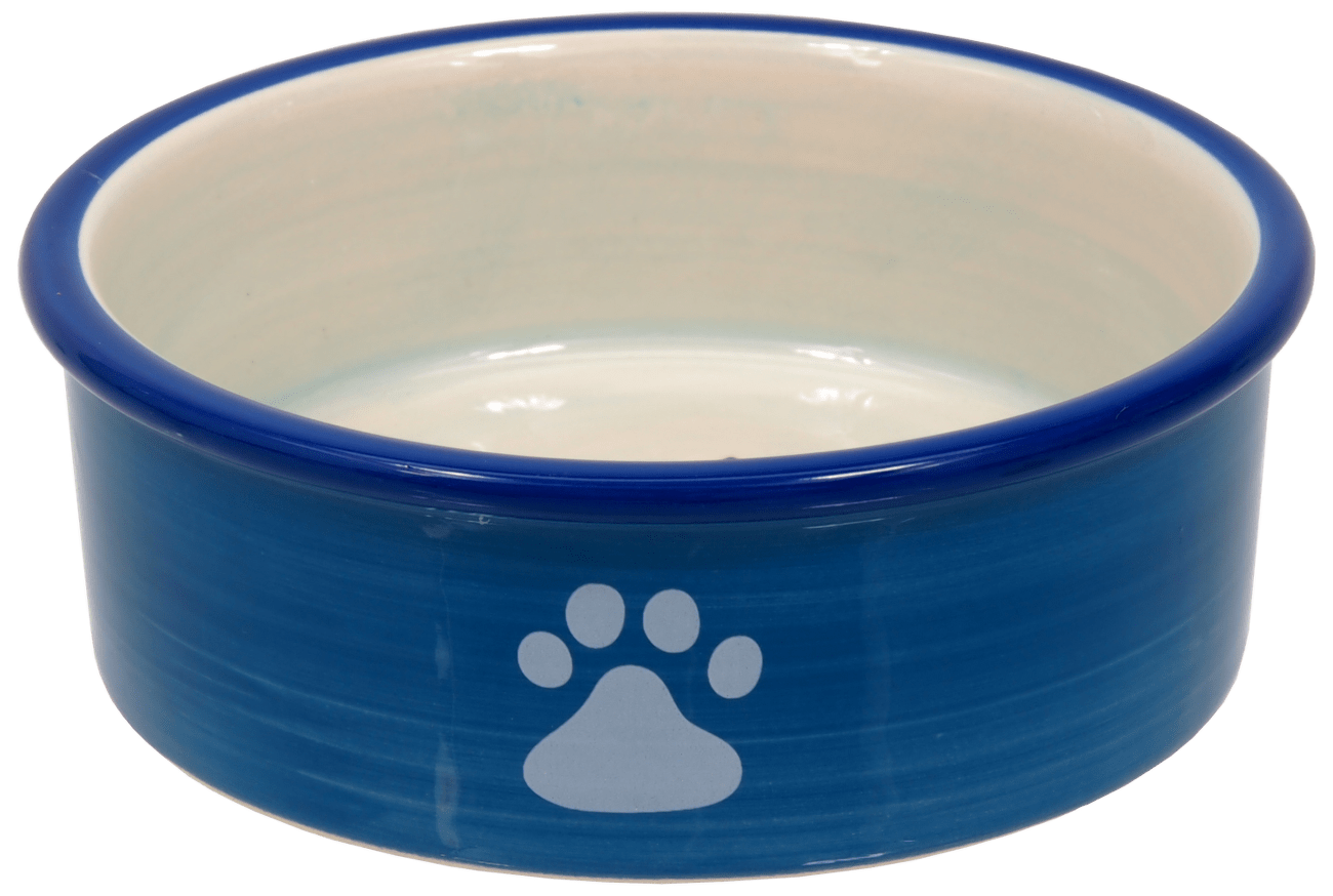 Miska MAGIC CAT keramická kočičí tlapka modrá 12,5 cm