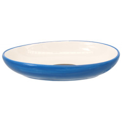 Miska Magic Cat keramická ovál ryba modrá 13x9x2,5cm 0,19l