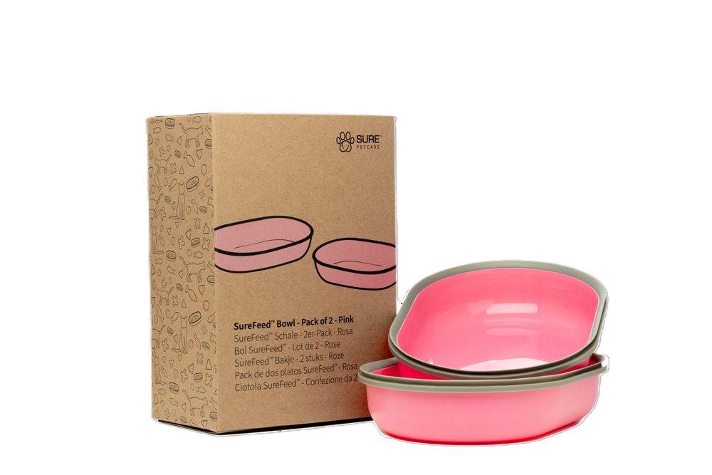 Miska Single pro SureFeed - 2ks v balení | Náhradní misky - růžová