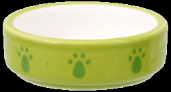 Miska Small Animals keramická pro křečky zelená 8,5x3cm 0,08l