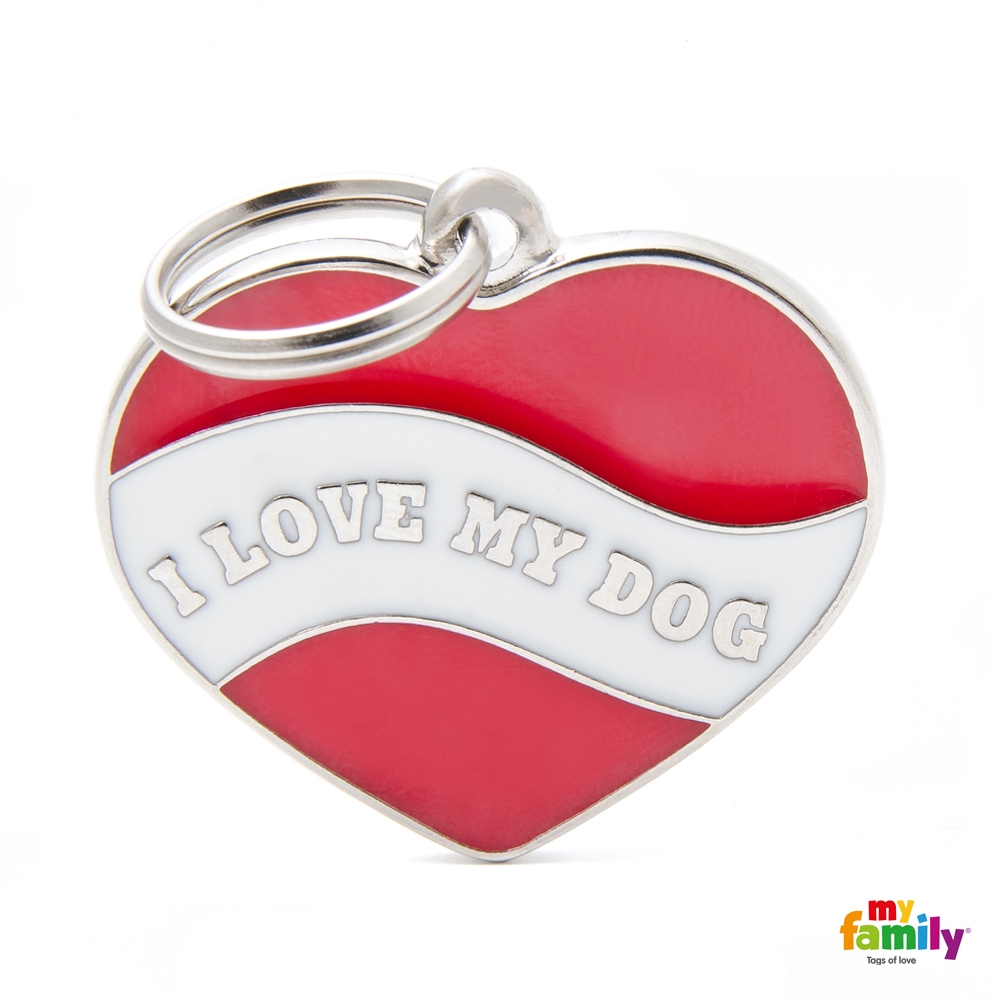 My Family Známka Charms - srdce